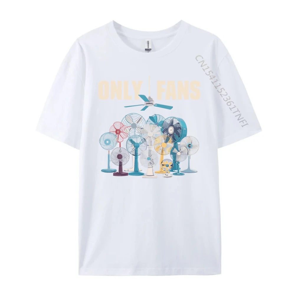 Only Fans Mens Clothing Plus Size Men's Fashion Short Sleeve Clothing Print Cotton Tee Shirts