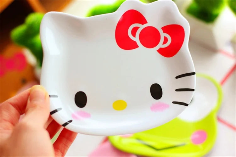 Animal Cartoon Cute Children'S Imitation Ceramic Tableware Cake Snacks Dry Fruit Plates Small Dishes Dishes Kitchen Utensils