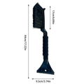 Ice Scrapers for Car Windshield 2 in 1 Snow Scraper and Brush Ergonomic Foam Grip Snow Cleaner for Car Window Ice Scraper