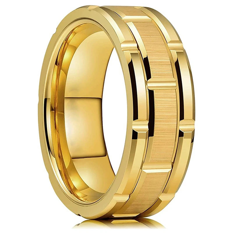 2025 Classical Viking Rune Wood Grain Rings For Men Anniversary Party Jewelry Accessories Gift Fashion Stainess Steel Men Rings