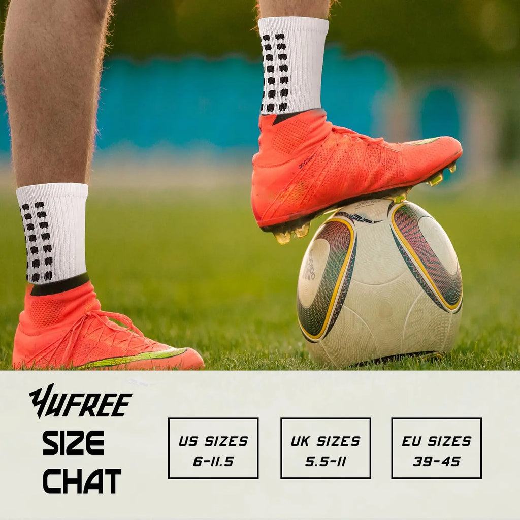 4 pairs of football socks sports socks men's mid-calf socks silicone non-slip dot socks basketball yoga socks