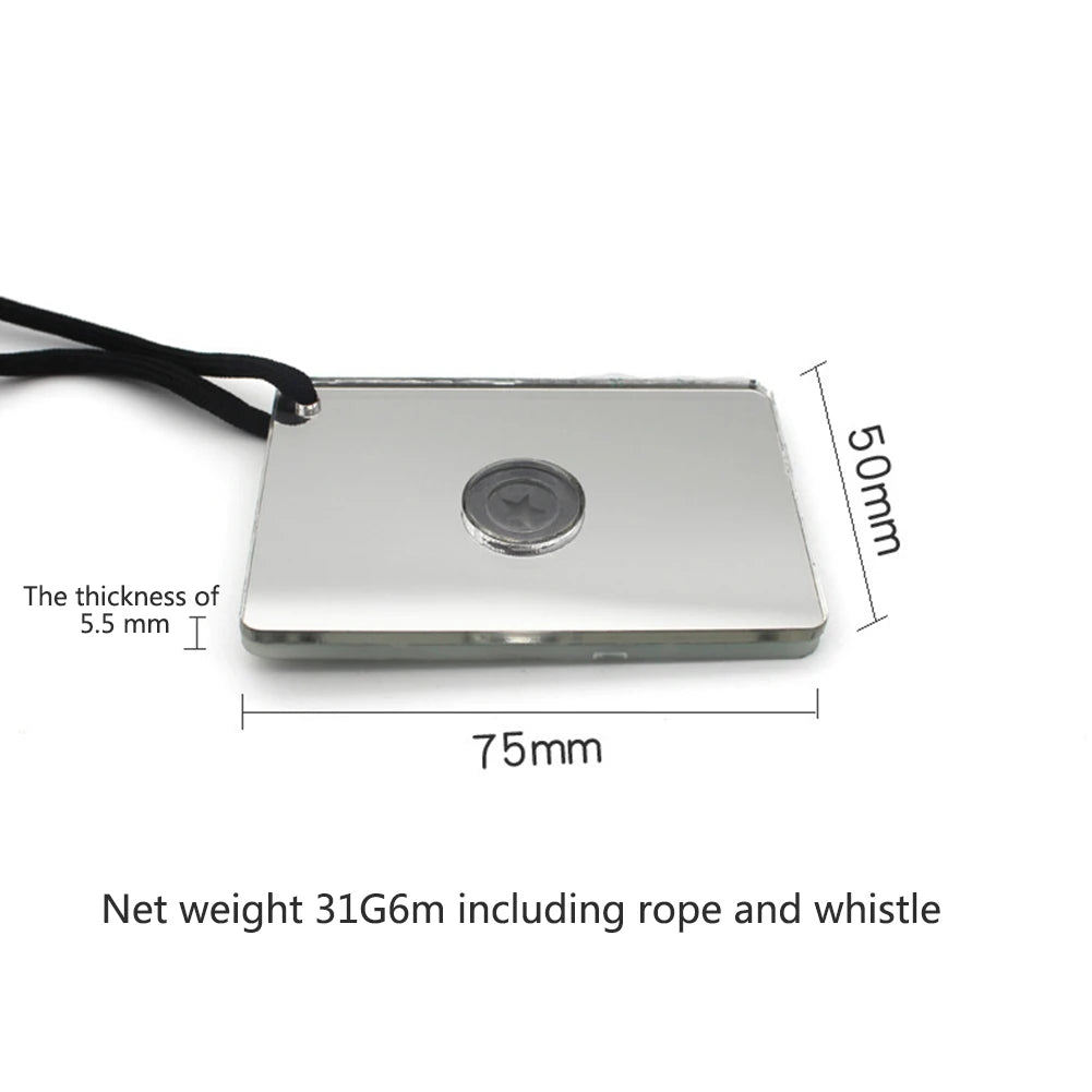 Signal Mirror Traval Hiking Accessory Outdoor Camping Survival Signal Mirror Rescue Signal Mirror Outdoor Tools