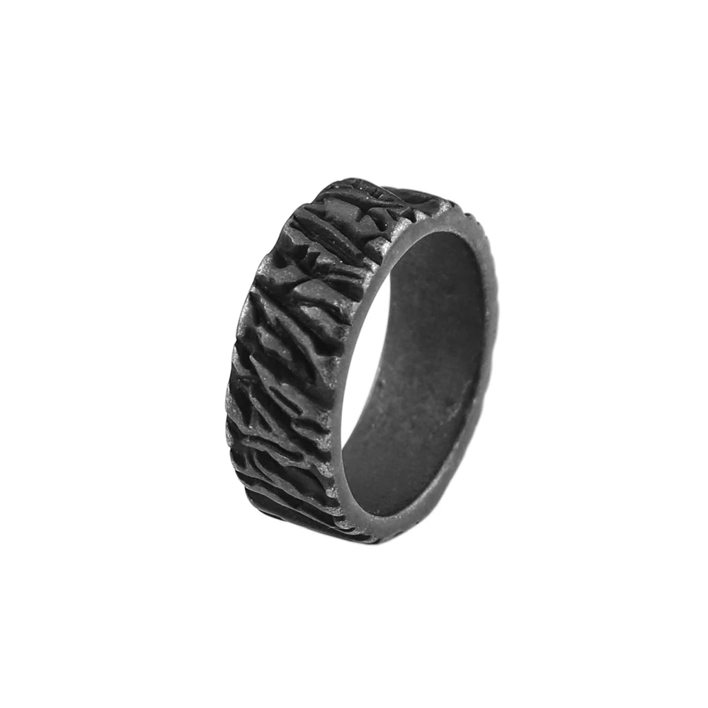 Vintage Black Color Viking Triangle Ring For Men Women Nordic Stainless Steel Odin Valknut Rings Amulet Jewelry Gift Wholesale