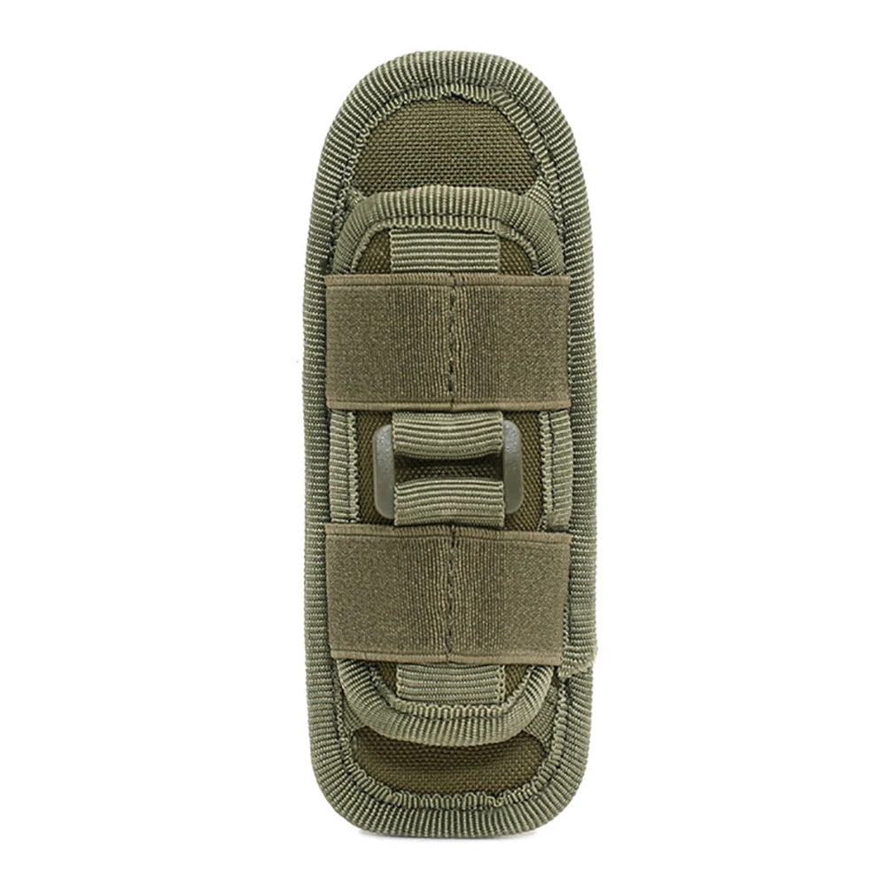 Tactical Flashlight Pouch Holster Molle Torch Holder Carry Case EDC Tool Waist Bag Outdoor Sport Camping Hunting Accessories