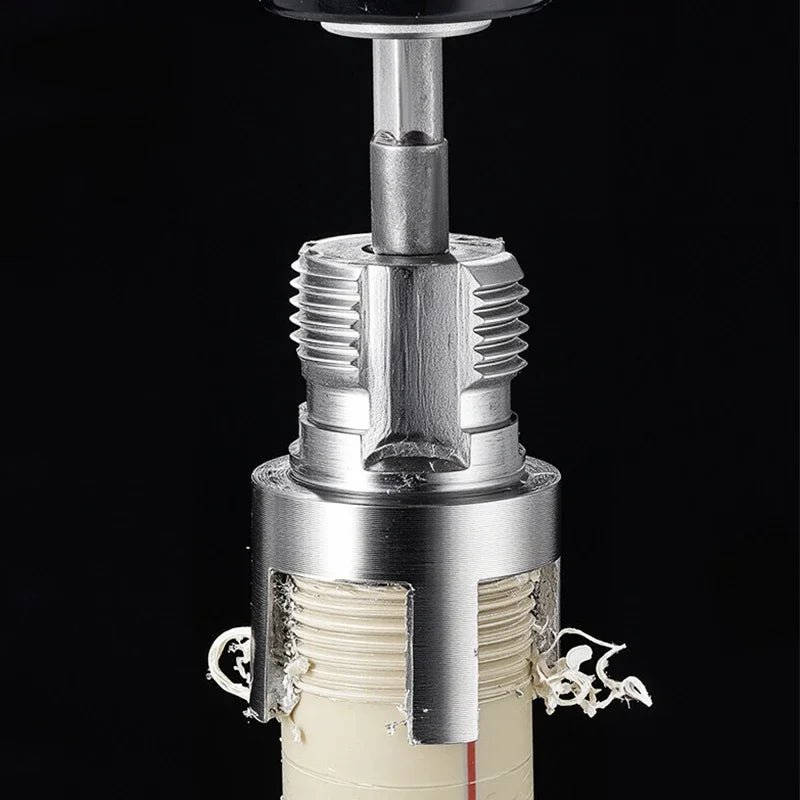 1pc 4/6 Split Integrated Internal and External Water Pipe Threading Tool PPR & PPE & PVC Plastic Pipes Threader