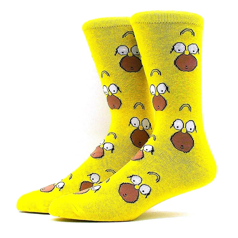 2023 Funny Socks Hot Selling High Quality Anime Socks Men's Women's Funny Socks Personality Fashion Men's Socks Cartoon Socks