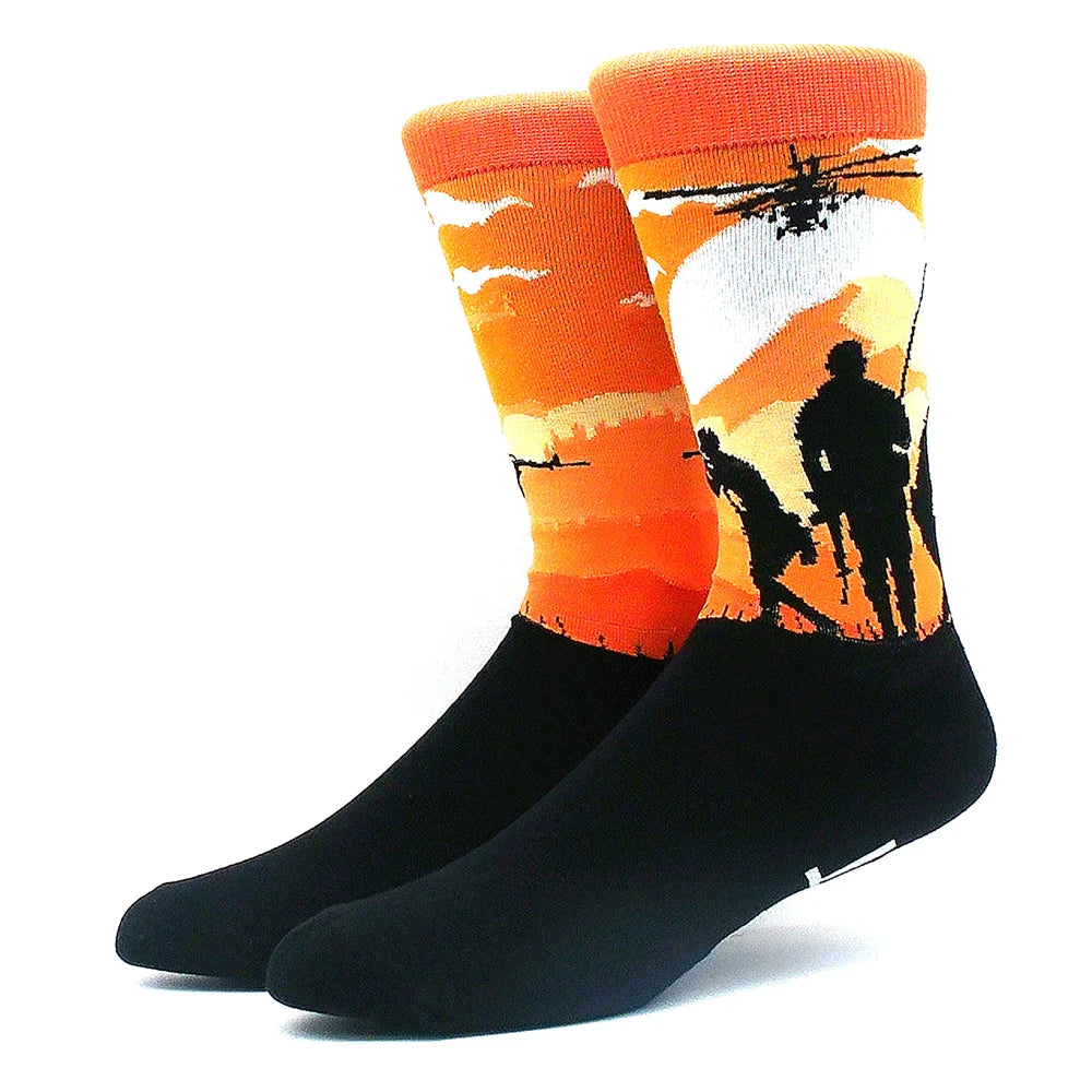 2023 Funny Socks Hot Selling High Quality Anime Socks Men's Women's Funny Socks Personality Fashion Men's Socks Cartoon Socks