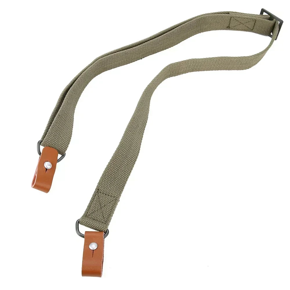 Outdoor Survival Belt Original Gun Sling Airsoft Hunting Shooting Adjustable Leather Two Point AK Rifle Strap Hunt Accessories