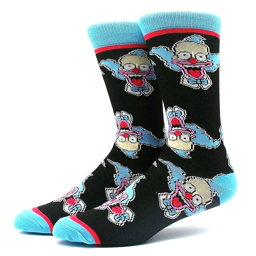 2023 Funny Socks Hot Selling High Quality Anime Socks Men's Women's Funny Socks Personality Fashion Men's Socks Cartoon Socks