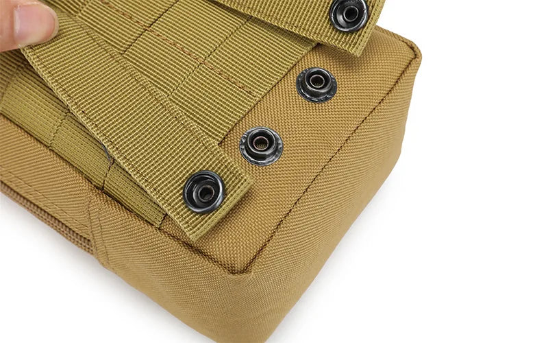 Outdoor Molle Pouch Waist Bag Utility EDC Tool Pack Phone Holder Case Working Hiking Camping Hunting Accessories Organizer Bags