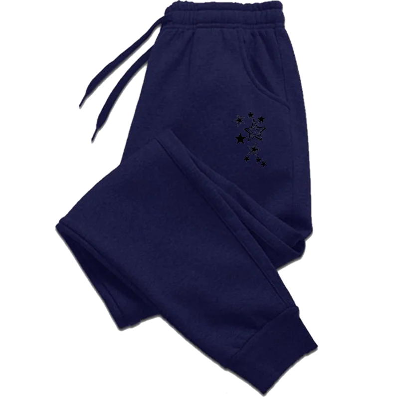 Clothes for Women Stars Print Pant Slacks Woman Clothing White Pants Women's Training Pants Trousers Womens Sweatpants Summer